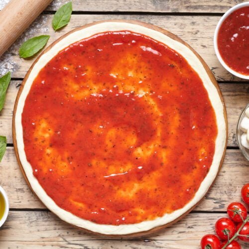 Homemade Pizza Sauce is a staple for any pizza recipe!