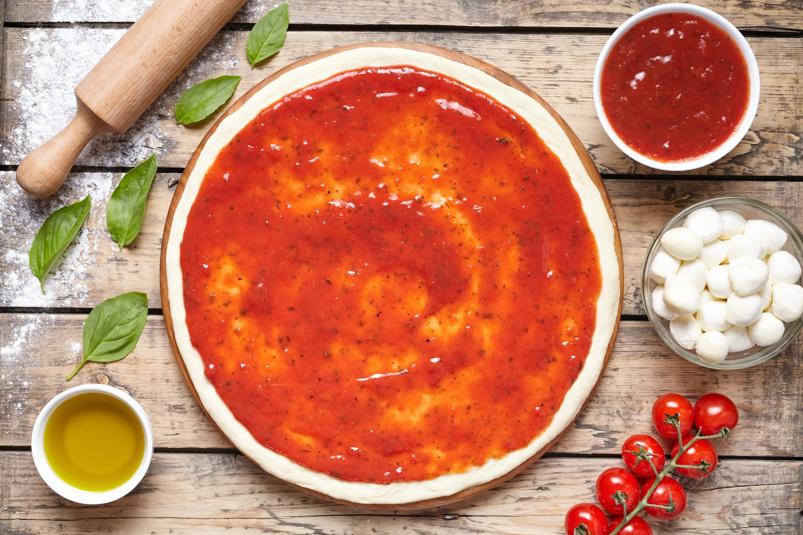 Homemade Pizza Sauce is a staple for any pizza recipe!