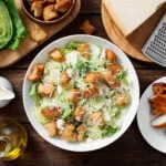 Caesar Salad Recipe from Scratch Homemade gabe's grubs