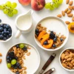 Homepage - Gabe's Recipes has Free Dinner Plans. This background image has Berries and Fruit