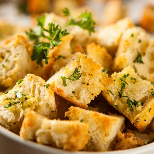 Great Homemade Crouton Recipe 2 Crouton Recipe pairs well with salads